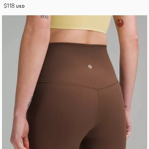 lululemon Align™ Ribbed High-Rise Pant 25" - Picture 4 of 6